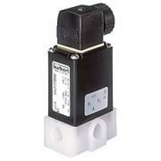 Burkert valve Aggressive media Type 0121 - Direct acting pivoted armature solenoid valve